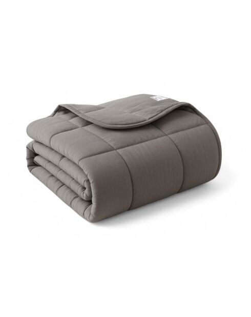 100 g beigefarbenes, leichtes Betttuch, 200 x 200 cm