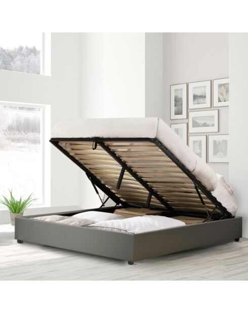 Inklusive Kofferraumbett mit grauem Kunstleder — 160x200 cm