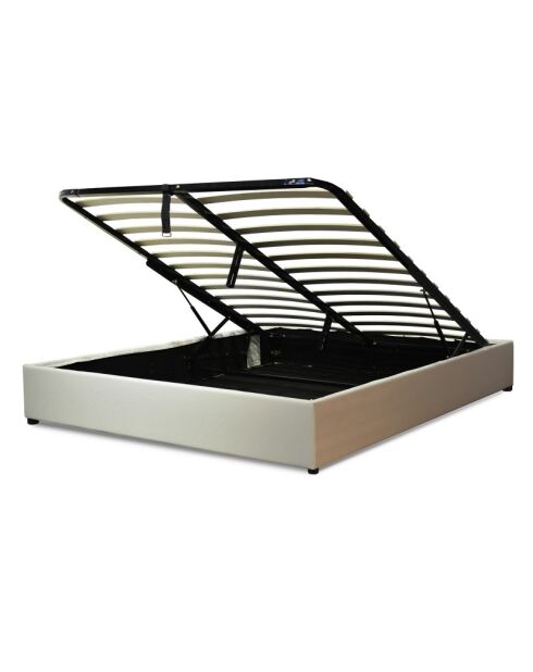 Inklusive Kofferraumbett mit weißem Kunstleder — 90x190 cm