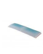 Traversin housse TPE nid d'abeille blanc - 150 cm