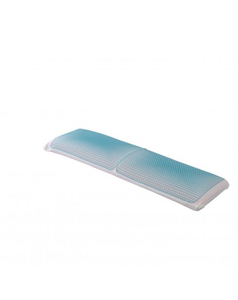 Traversin housse TPE nid d'abeille blanc - 150 cm