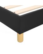 Colisee schwarzes Kunstlederbett - 180x200 cm