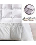 Dekbed van 100% wit veren (COU24) - 240x260 cm