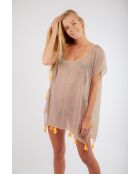 Poncho Cumbia Farfala beige