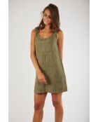 Kaki jurk van Medway Hawston