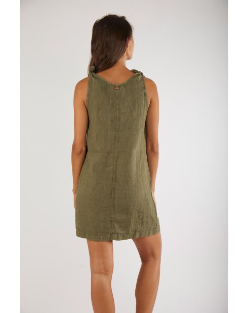 Kaki jurk van Medway Hawston