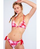 Lono Sunflow rotes Triangel-Bikinioberteil