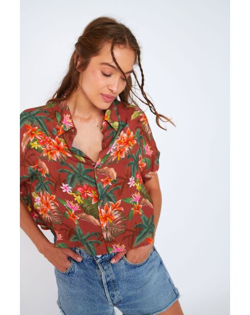 Malone Hanaleid bruin hemd