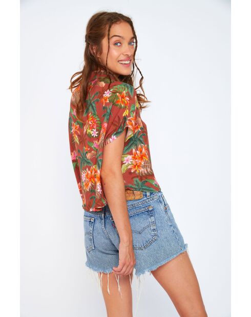 Malone Hanaleid bruin hemd