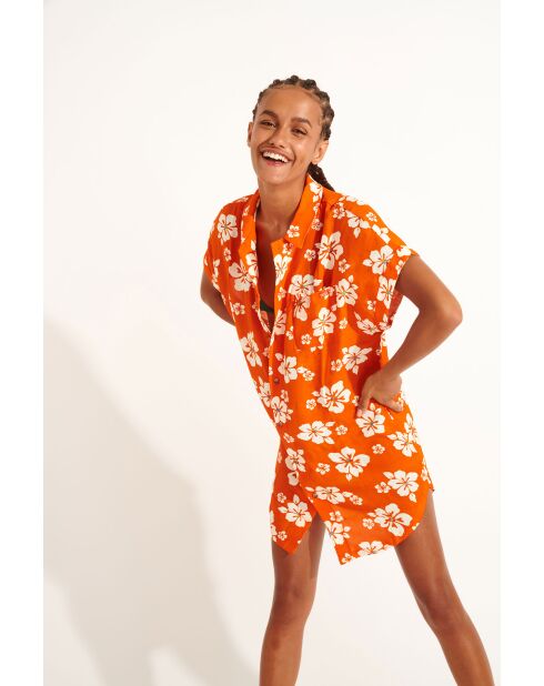 Chemise Waka Islandgirl orange