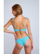 Haut de maillot triangle Lago Goodvibes turquoise