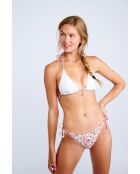 Ricolina Hippie weißer 2-teiliger Triangel-Badeanzug