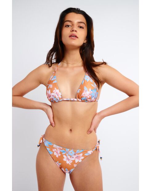 Lua Palapas driehoekige bikinitop met saffraan