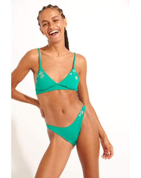 Miko Lovin Triangel-Bikinioberteil mit Grasmuster