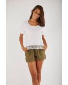 Douglas Hawston kaki korte broek