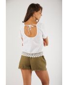 Douglas Hawston kaki korte broek