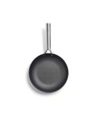 Poêle en fonte d'acier noir ultra légère avec revêtement antiadhésif en nid d'abeille - 24 cm