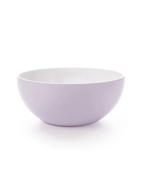 Saladier lavande/blanc - 32 cm