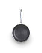 Poêle triply revêtement nid d'abeille anti-adhésif Multinox Pro ceramic argenté - 24 cm