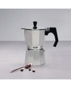 Cafetière en aluminium argenté - 300 ml