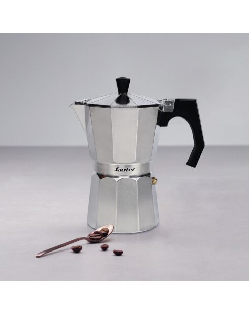 Cafetière en aluminium argenté - 300 ml