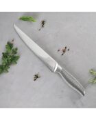 Coltello da affettare Zukuri in acciaio inox - 20 cm