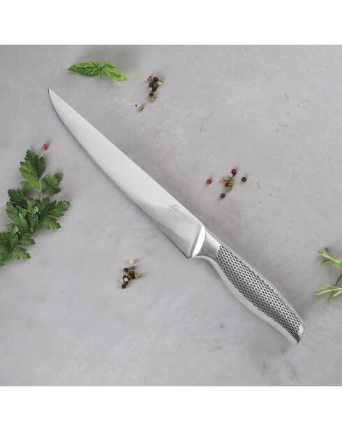 Cuchillo rebanador de acero inoxidable Zukuri - 20 cm