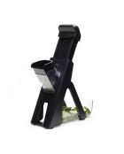 Mandolina vertical compacta negra - 24x12,5x41,8 cm