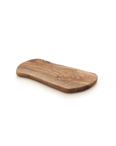Tabla de cortar de madera de olivo hecha a mano - 35,5x18,5x2 cm