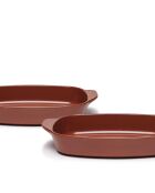 Ceramica alumnia Plat à four incassable terracotta – 4L