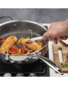 Batterie de cuisine Multinox Pro argenté- 20/24/28cm + 16/22 cm