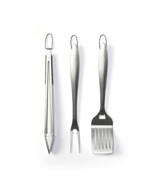 Grillzubehör aus Edelstahl, 41 cm, 45 cm, 45 cm, 3 Stück