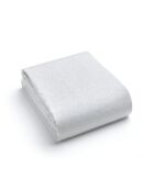 Weiße Fleurette-Jacquard-Tischdecke, geflochten, 170 x 300 cm