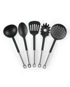 Batterie de cuisine 16 pièces couvercles en acier inoxydable et 5 ustensiles en acier inoxydable 16 / 18 / 20 cm + 20 / 24 / 26 cm + 16 / 18 / 20 cm