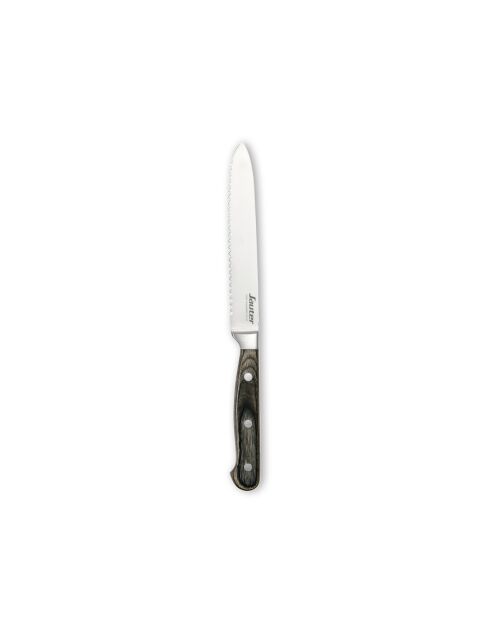 Pakka Nature Gemüsemesser aus Edelstahl mit Holzgriff, 14 cm