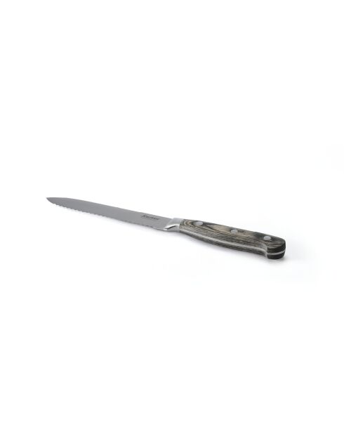 Pakka Nature Gemüsemesser aus Edelstahl mit Holzgriff, 14 cm