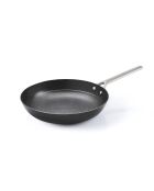 Poêle en fonte d'acier noir ultra légère avec revêtement antiadhésif en nid d'abeille - 28 cm