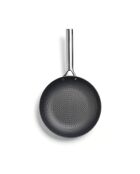 Poêle en fonte d'acier noir ultra légère avec revêtement antiadhésif en nid d'abeille - 28 cm