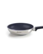 Sartén Qulinox con revestimiento antiadherente de acero inoxidable plateado - 24 cm