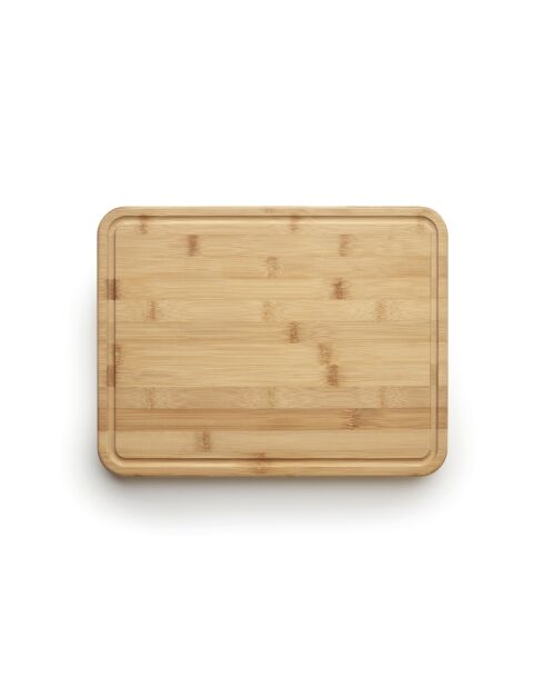 Bamboe snijblok met groef -36x28x3 cm