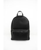 Sac à dos en cuir Libre noir - 25x40x13 cm