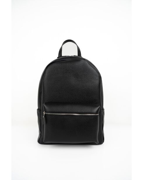 Sac à dos en cuir Libre noir - 25x40x13 cm