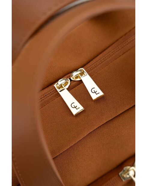 Sac à dos Oxford Juna camel - 43x34x13 cm
