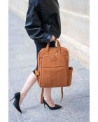 Sac à dos Oxford Juna camel - 43x34x13 cm