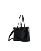 Sac cabas en cuir Serinity noir - 40x22x11,5 cm