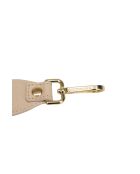 Sac à main en cuir Soleil blanc cassé - 42x25 14,5 cm