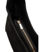 Sac porte épaule en cuir Calma noir - 26x31x5 cm