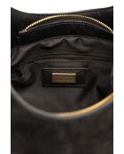 Sac porte épaule en cuir Calma noir - 26x31x5 cm