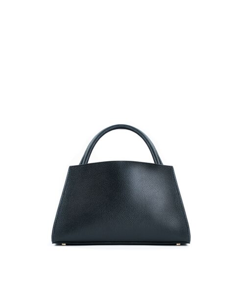 Sac à main en cuir Horizon noir - 26x21x10 cm