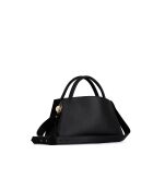 Sac à main en cuir Horizon noir - 26x21x10 cm